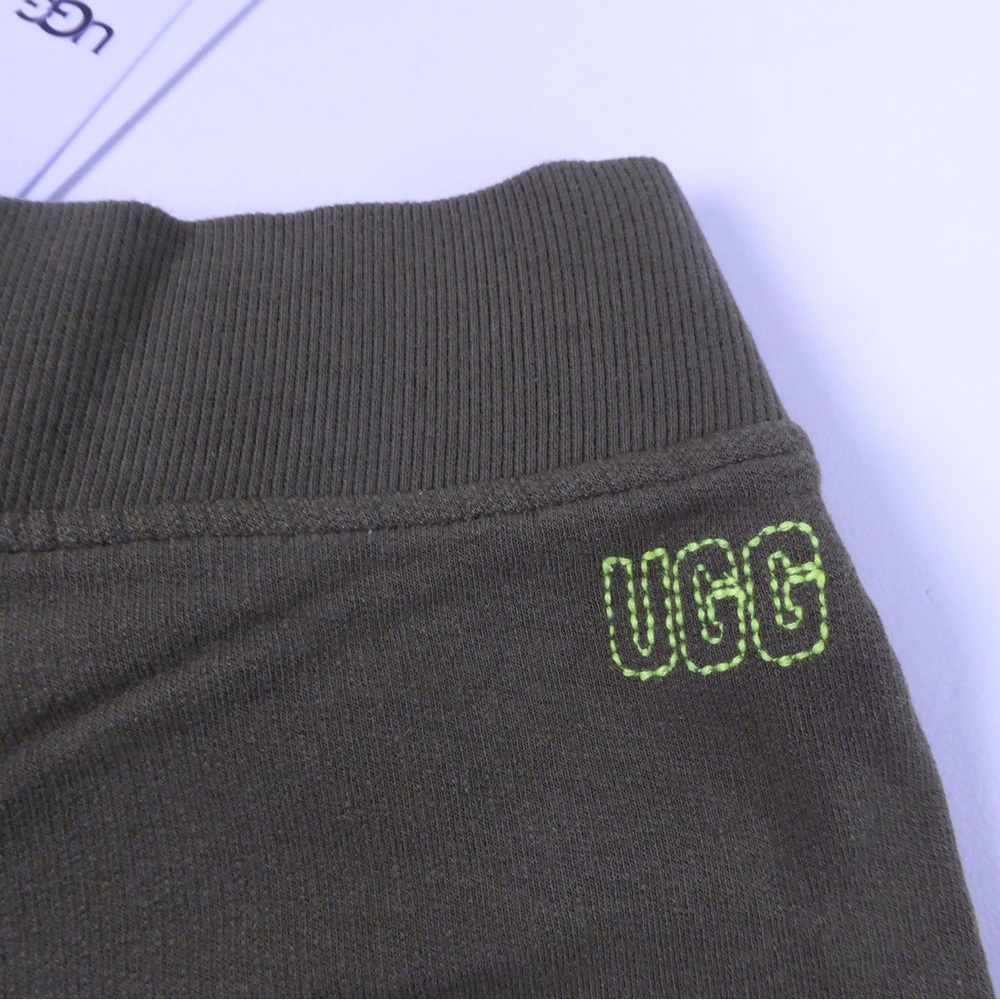 UGG Zahara High Rise Brushed Fleece Biker Shorts Bundle w Embroidery NWT - Picture 13 of 13